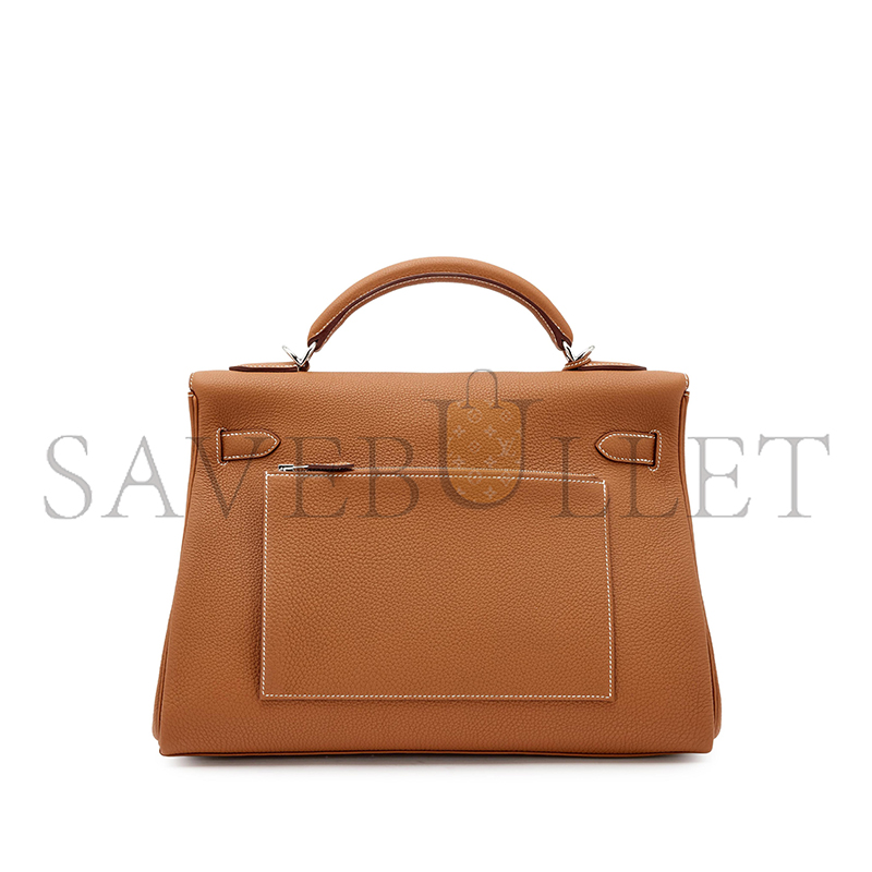 H**me5 gold togo maxi kelly 42 retourne palladium hardware 19275 (42*27*17cm)